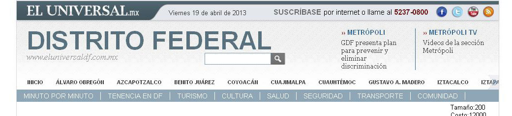 El Universal ciudad