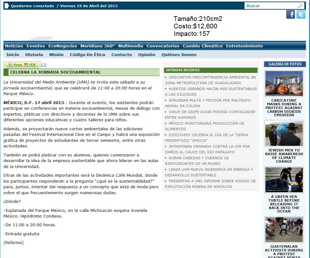 CELEBRA LA JORNADA SOCIOAMBIENTAL – Planeta Azul