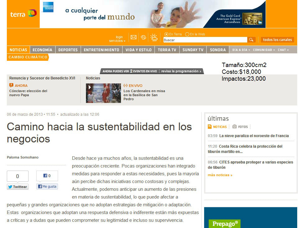 Camino hacia la sustentabilidad en los negocios – Terra México