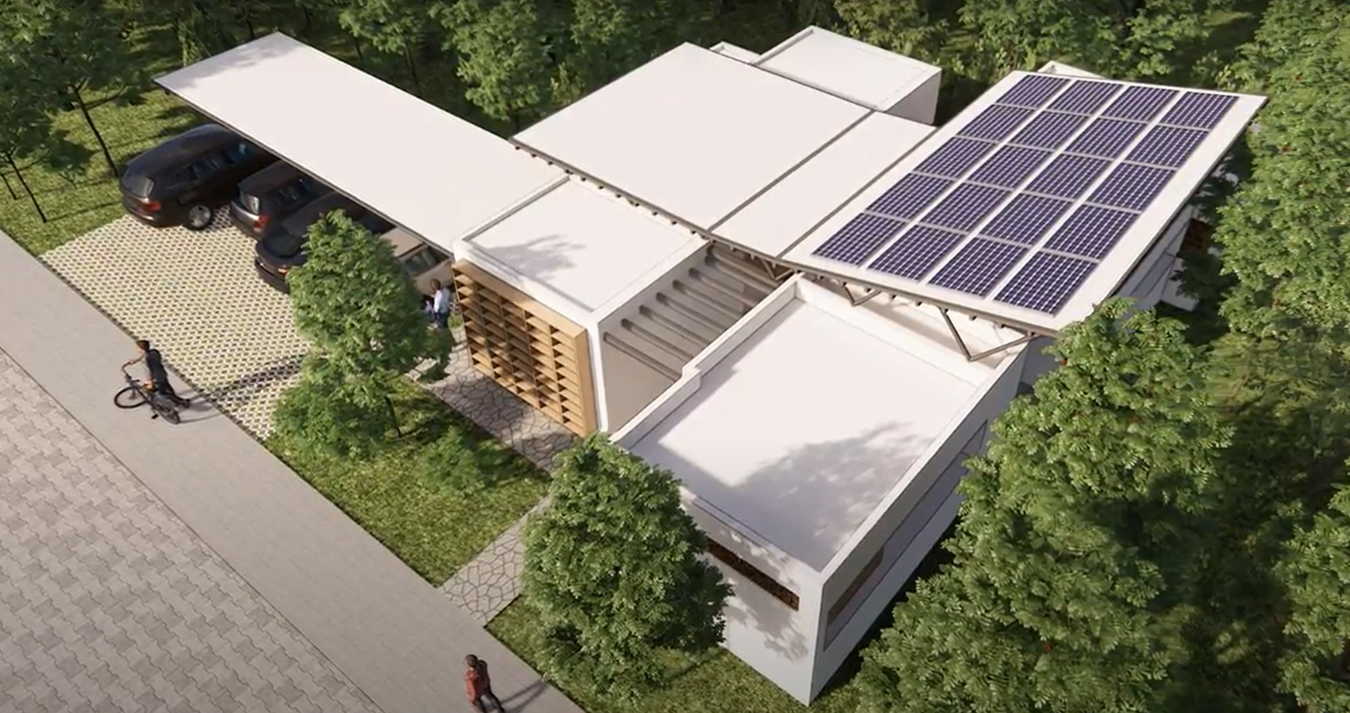 Proyecto bioclimático: Quintas del Mayab.
