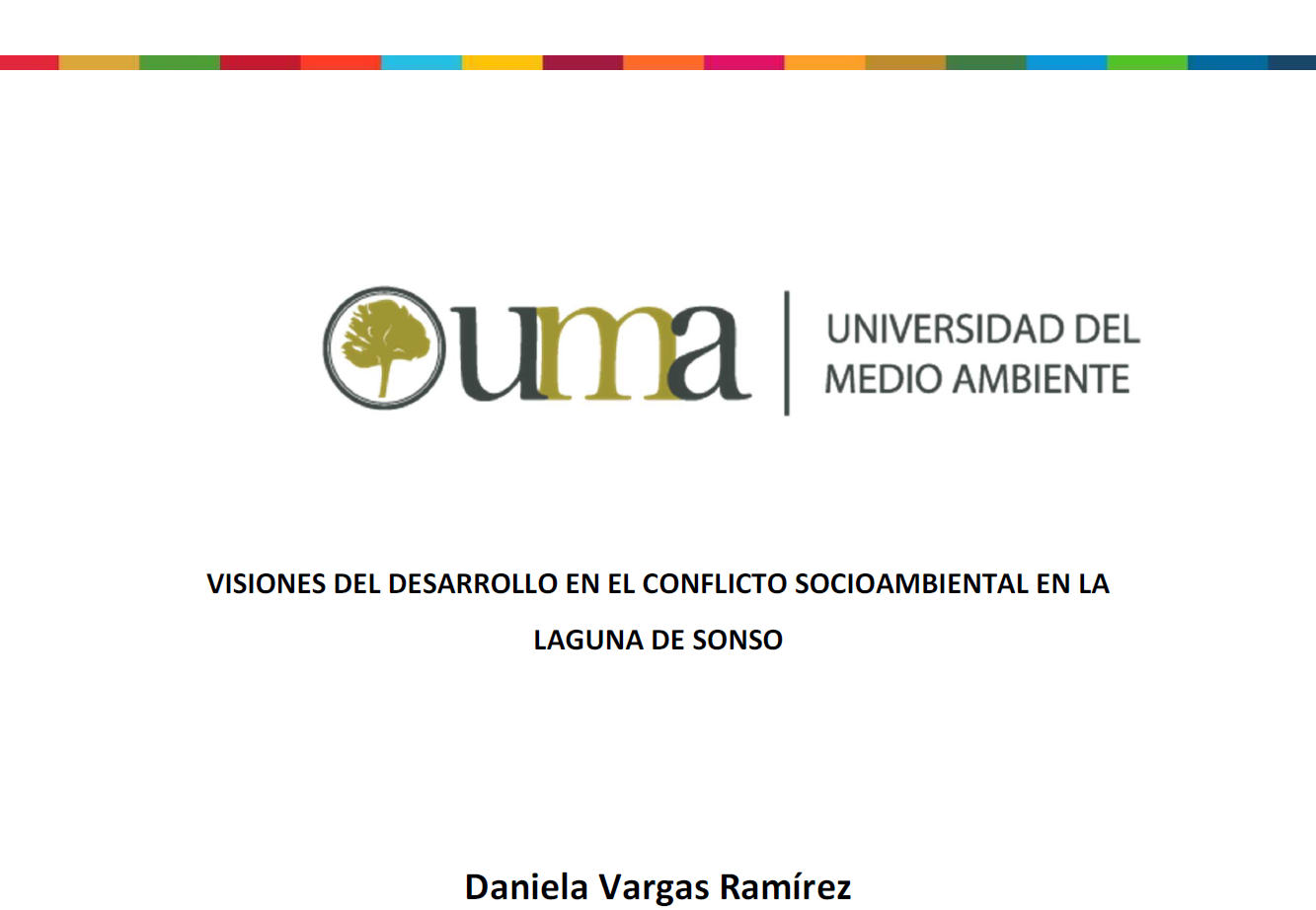 Mi experiencia en la especialidad en “Incidencia en conflictos socioambientales”